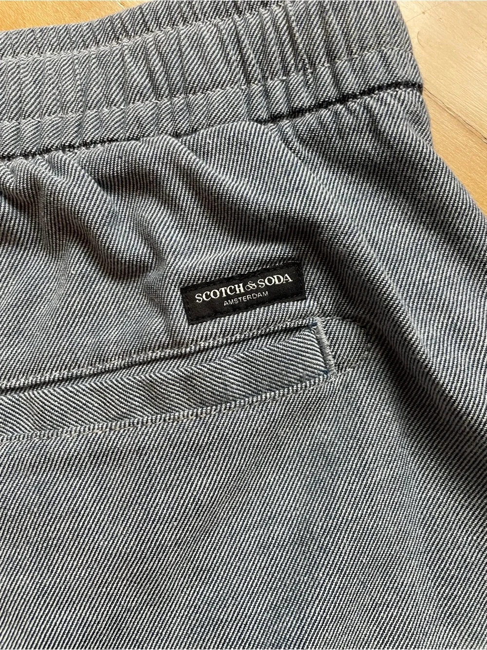 SCOTCH & SODA Fave Regular Fit Drawstring Elastic Waist Chino Shorts Preppy